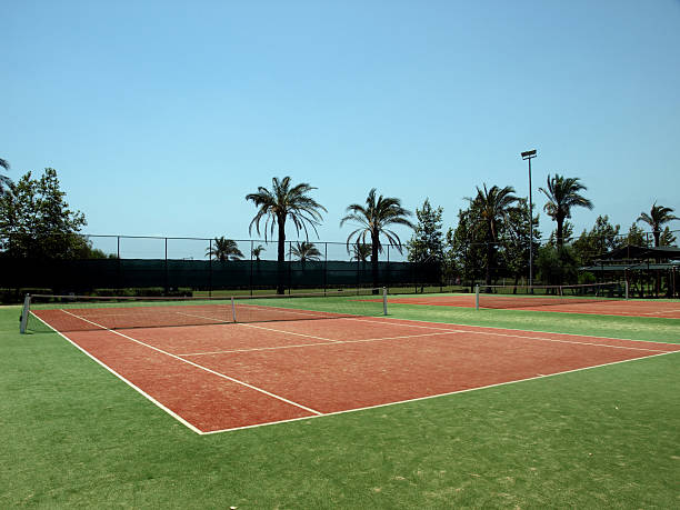 Construction d'un terrain de tennis à Nice