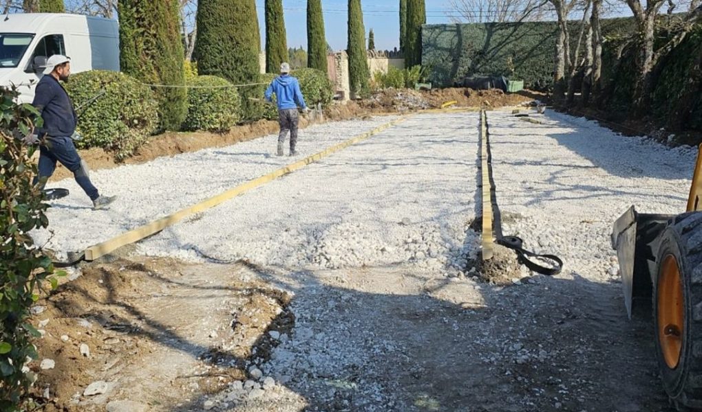 Construction court de tennis Saint-Raphaël