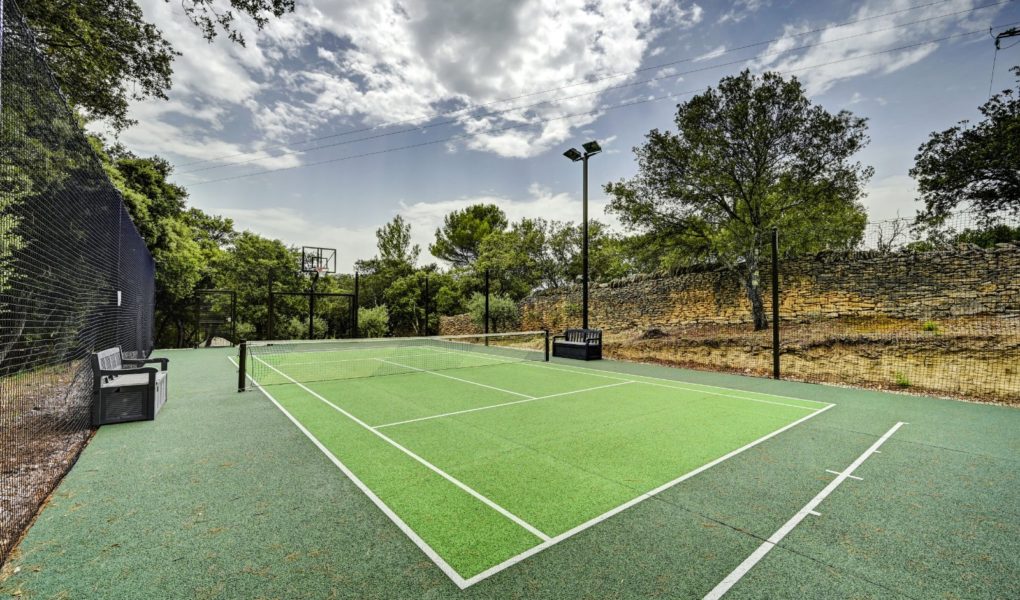 Rénovation court de tennis lyon