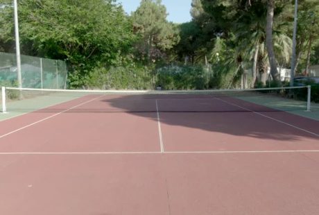 renovation court de tennis à Toulon