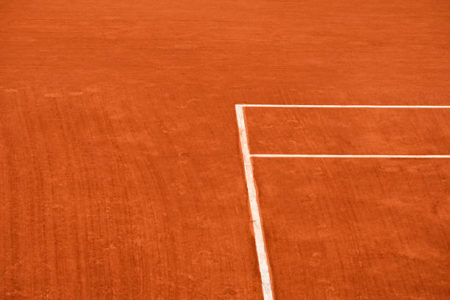 construction court de tennis en terre battue à Avignon